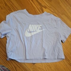 Nike Lavender Cropped Tee